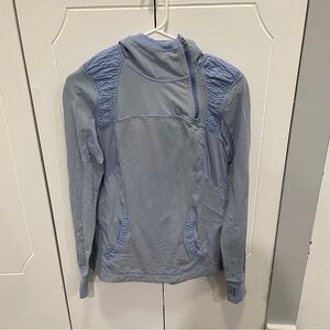 Lululemon Light Blue Hooded Pullover Jacket